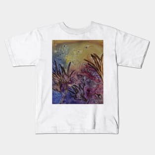 Coral reef abstract. Watercolor Painting Kids T-Shirt